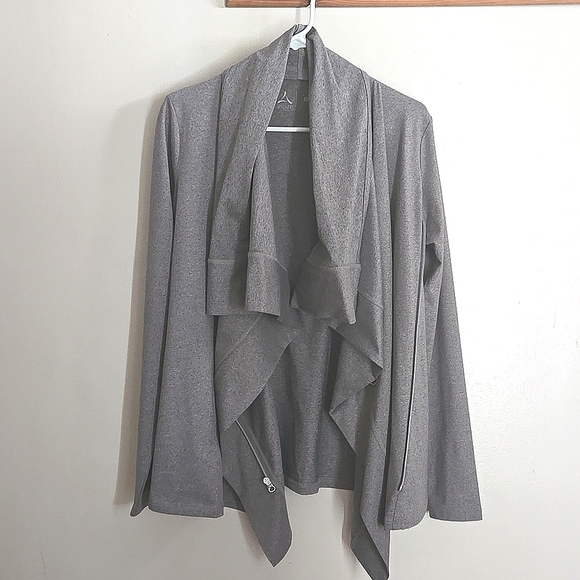 Aspire Assymetrical Athleisure Zip Up Sweater / Jacket - Picture 7 of 10